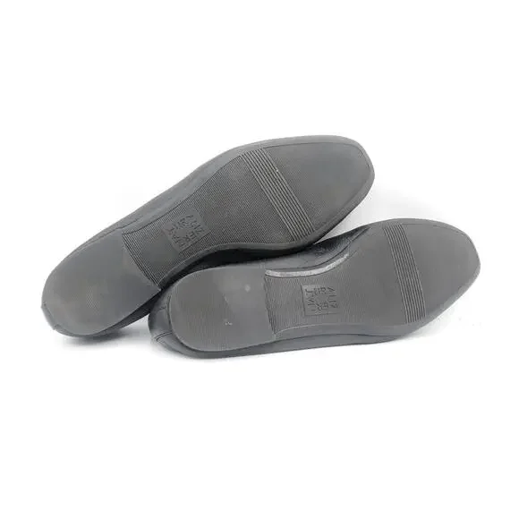 Naturalizer Black Leather Loafers w Chain Detail | Quiet Luxury Fall Capsule - Picture 10 of 16